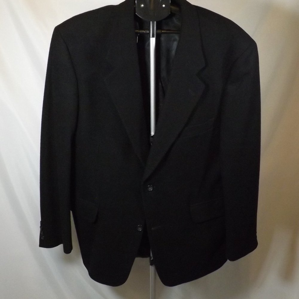 Gianfranco Ruffini Italy Cashmere Blend Men's Black Blazer Extra Large